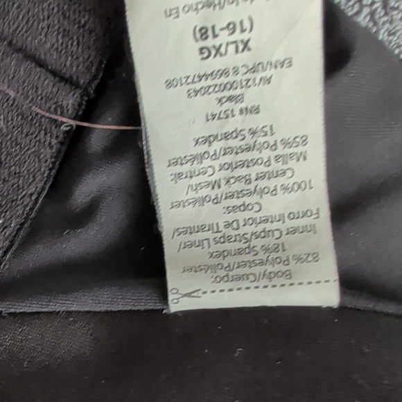 Avia Black Crisscross Sports Bra - Picture 9 of 9